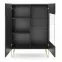 Vitrína Harmony WT97 černá grafit/marmur black ,4