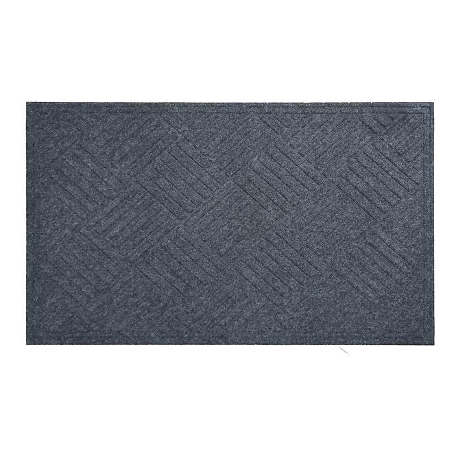 Rohožka Textilní K-504-3 80x120 cm šedá