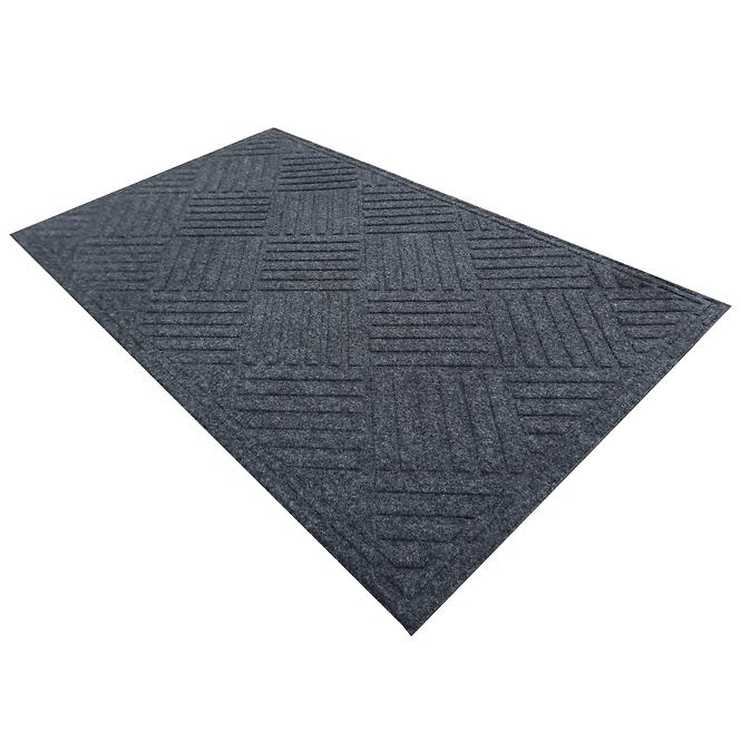 Rohožka Textilní K-504-3 80x120 cm šedá