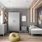 Noční stolek Kubi šedá,9