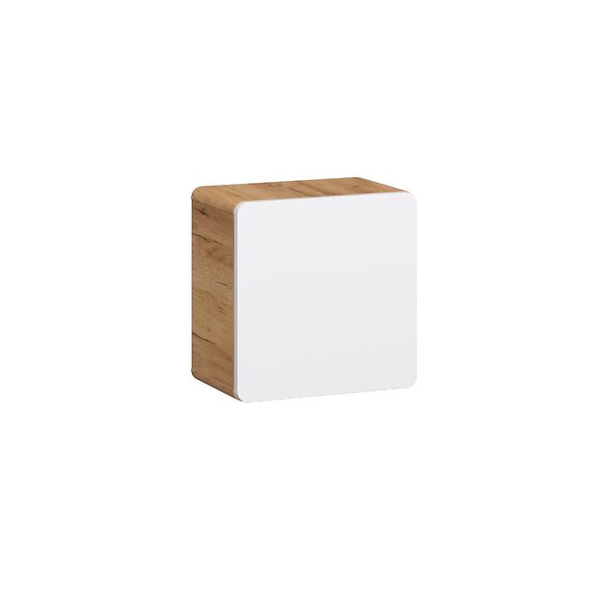 Závěsná skříňka Bronx 35 cube dub craft-bílá