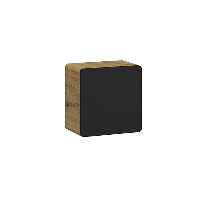 Závěsná skříňka Bronx 35 cube dub artisan-černá matná