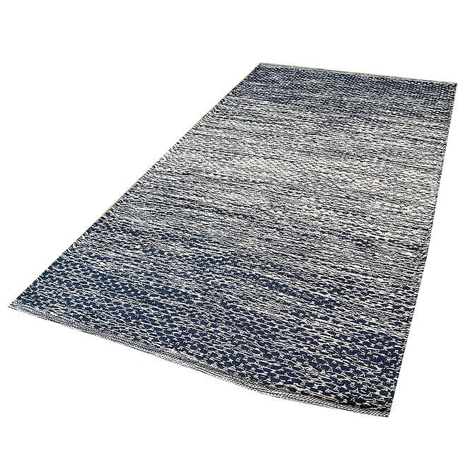 Bavlněný koberec Chindi 0,8/1,5 Cr-1295 modrý