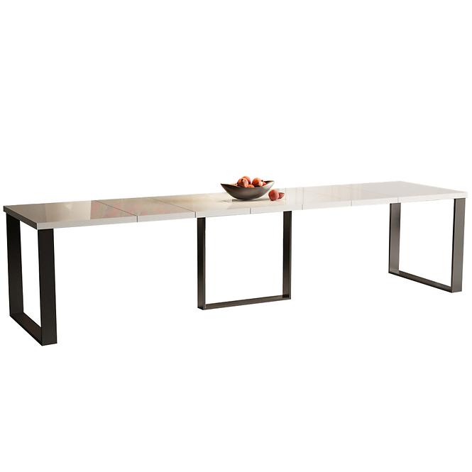 Stůl Borys Max 330 bílý lesk