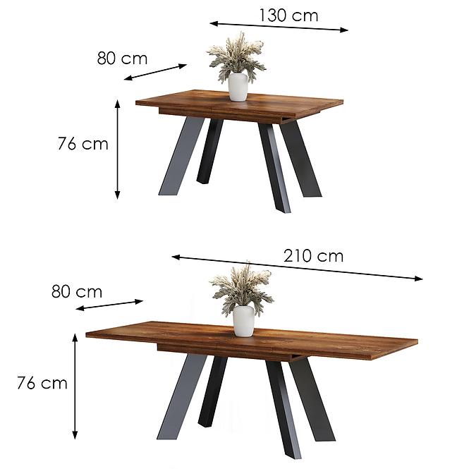 Stůl Como 210 dub stirling