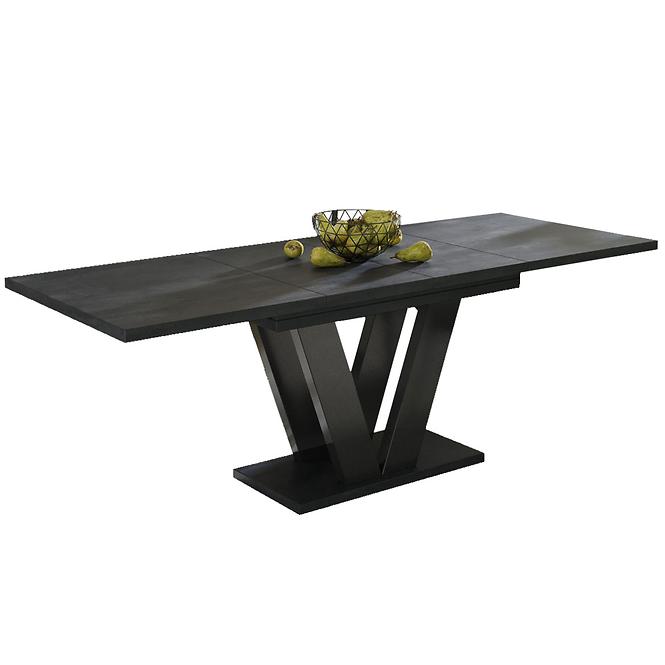 Stůl Lara 210 beton tmavý