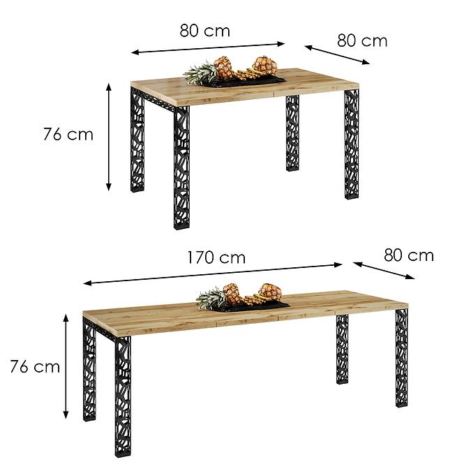Stůl Matio 170 dub wotan