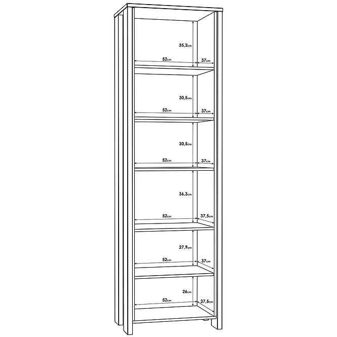 Vitrína L/P Symmach CLFV711,6