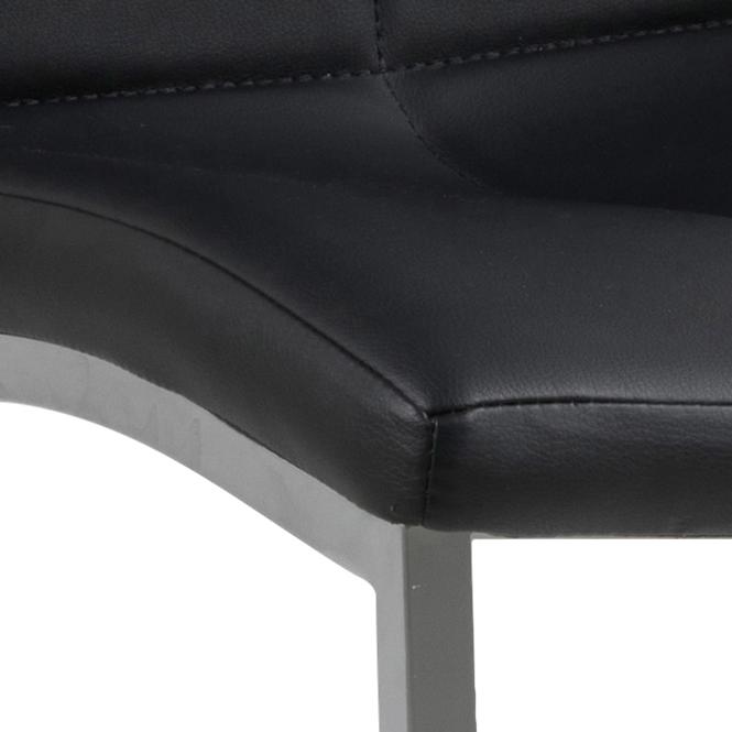 Židle Massa černá/chrom