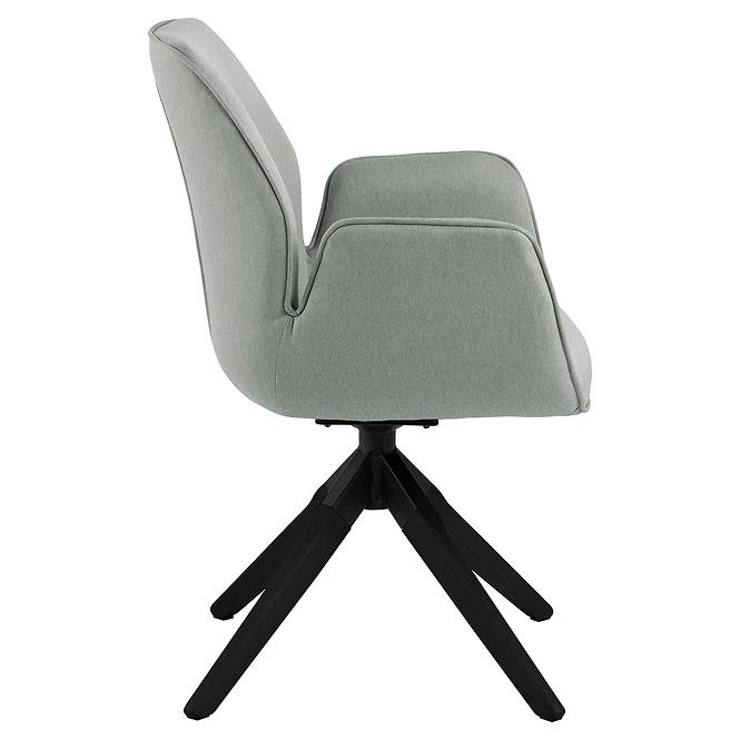 Židle Puro světle šedá/černá