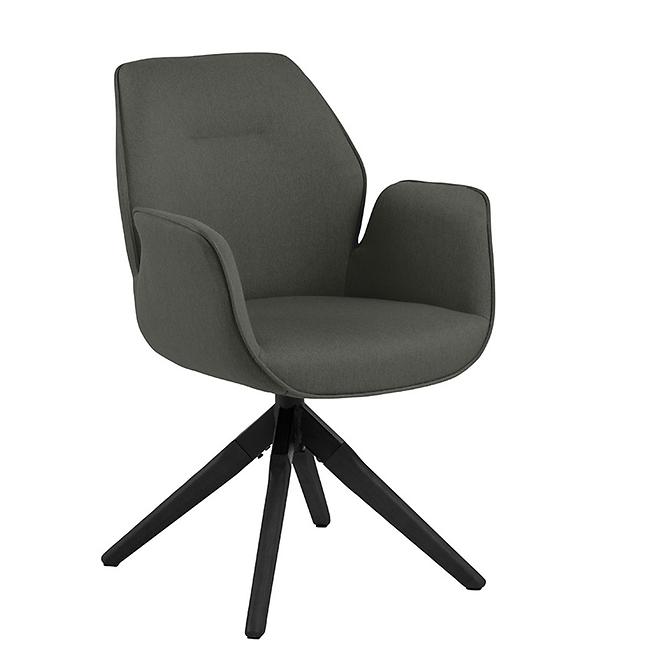 Židle Puro šedá/černá