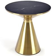 Konferenční stolek Tribeca černá mramor/zlatá 50