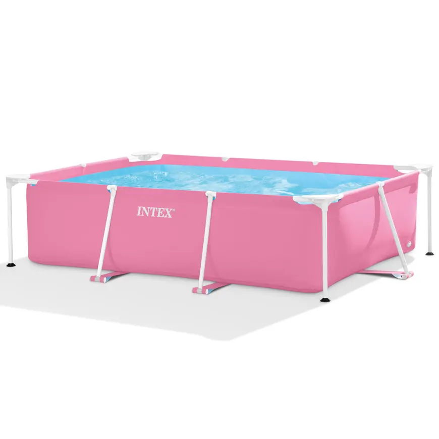 Baumax.cz: Bazén s kovovou konstrukcí obdelníkový 2,2x1,5x0,6m pink 28266NP