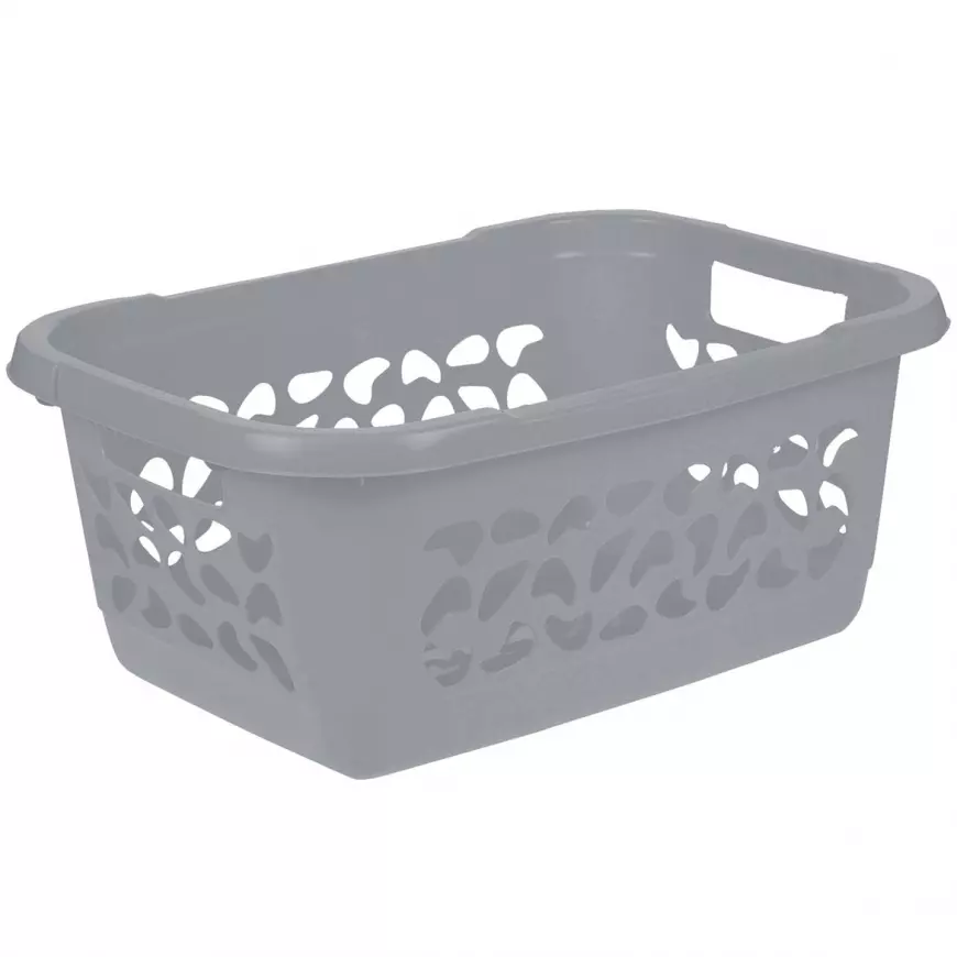 Koš na prádlo nordic grey 55x40x23 32 l