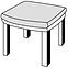 Polstr na židli - monoblok  SPOT 3950,2
