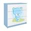 Dětská komoda Babydreams modrá - Modrý medvídek,3
