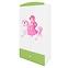 Skříň Babydreams zelená - Princezna 1,3