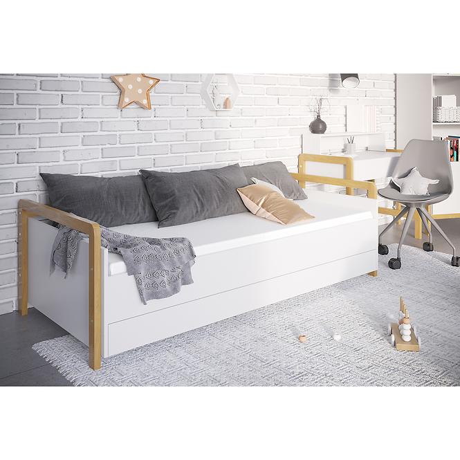 Dětská postel Victor+Sz bílá 80x180