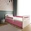 Dětská postel Tomi růžová 80x140,4