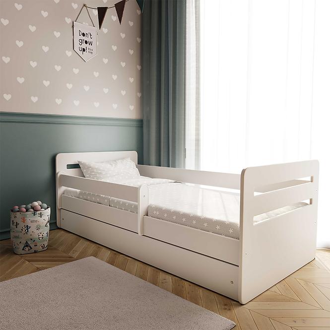Dětská postel Tomi+M bílá 80x140