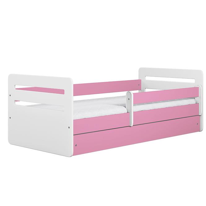Dětská postel Tomi+M růžová 80x180