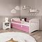 Dětská postel Classic 1 růžová 80x140 ,6