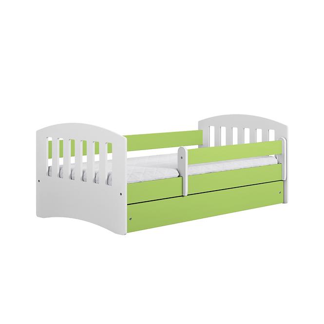 Dětská postel Classic 1 zelená 80x140 
