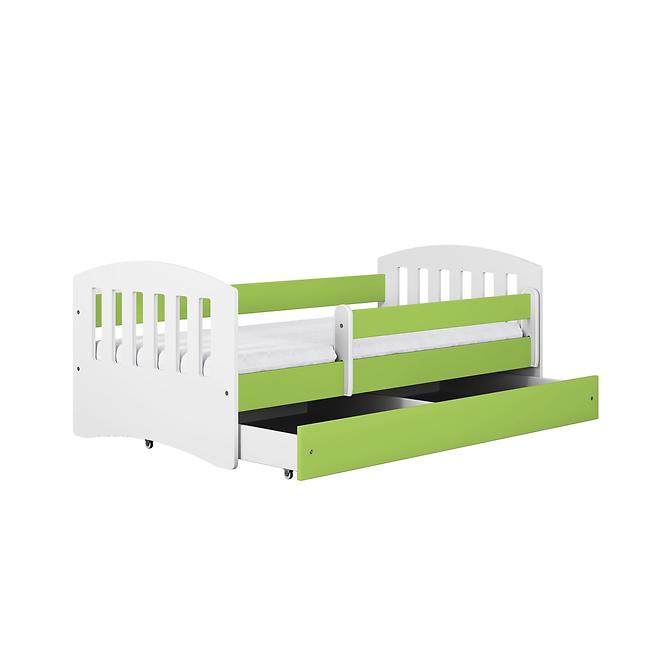 Dětská postel Classic 1 zelená 80x140 