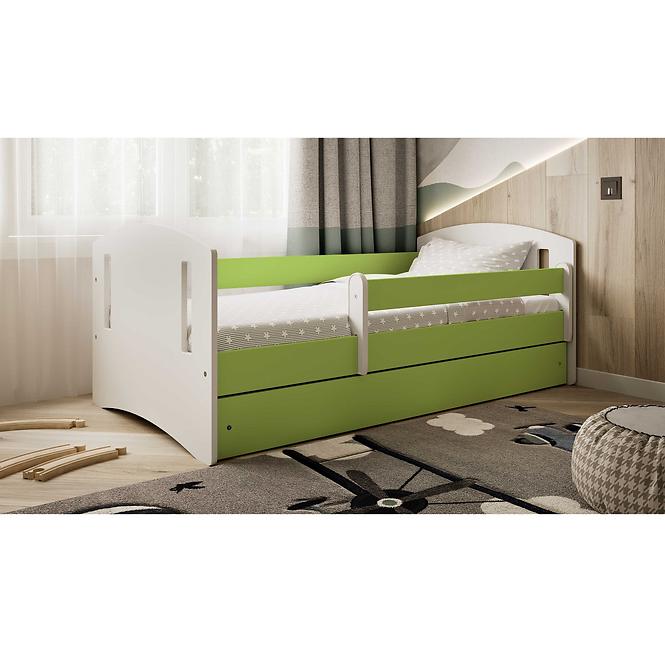 Dětská postel Classic 2 zelená 80x140 