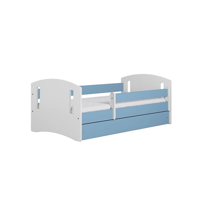 Dětská postel Classic 2+M modrá 80x140 