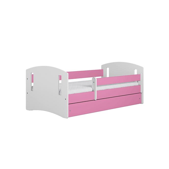 Dětská postel Classic 2+M růžová 80x160 