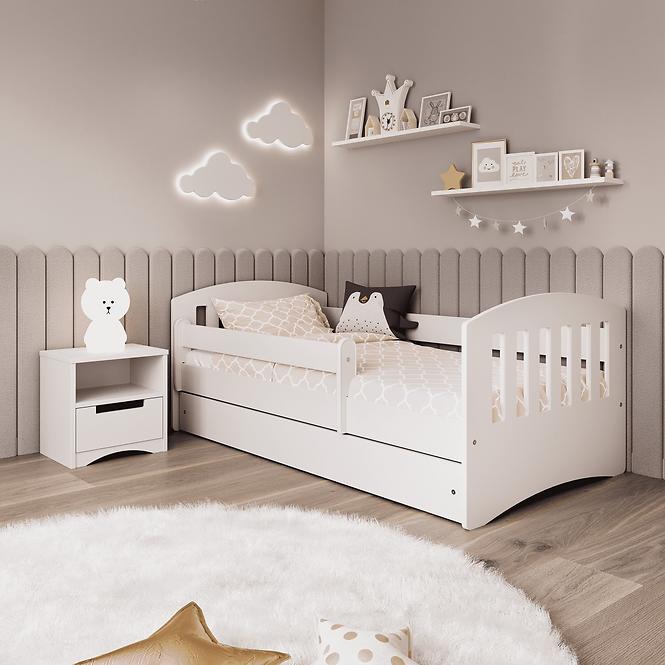 Dětská postel Classic 1+M bílá 80x180 