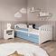 Dětská postel Classic 1+Sz+M modrá 80x160 ,6