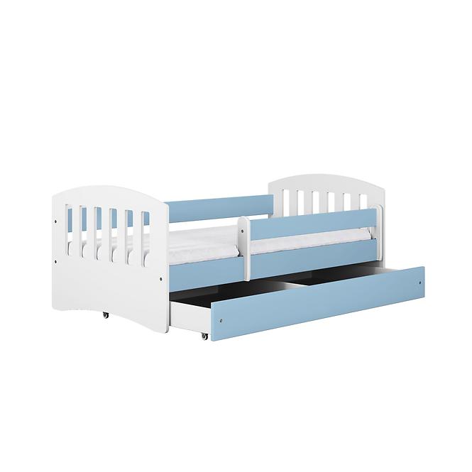 Dětská postel Classic 1+Sz+M modrá 80x180 