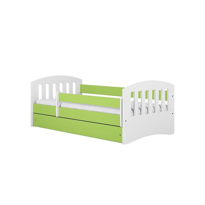 Dětská postel Classic 1+Sz+M zelená 80x180 