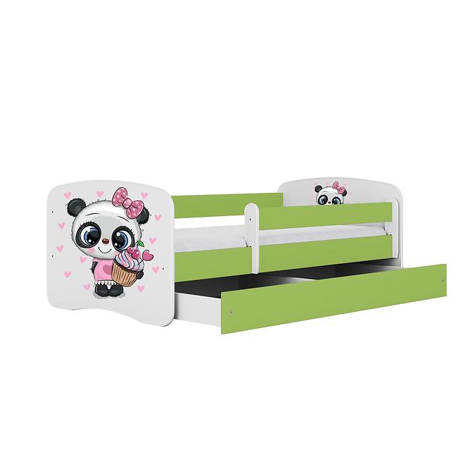 Dětská postel Babydreams zelená 70x140 Panda