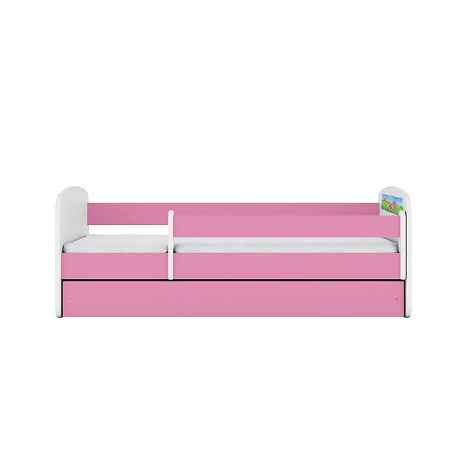 Dětská postel Babydreams růžová 70x140 Safari