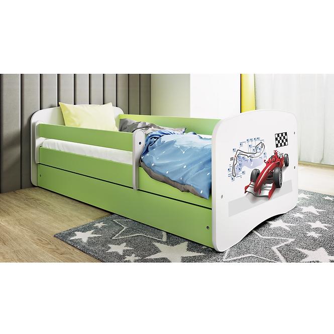 Dětská postel Babydreams zelená 70x140 Formule
