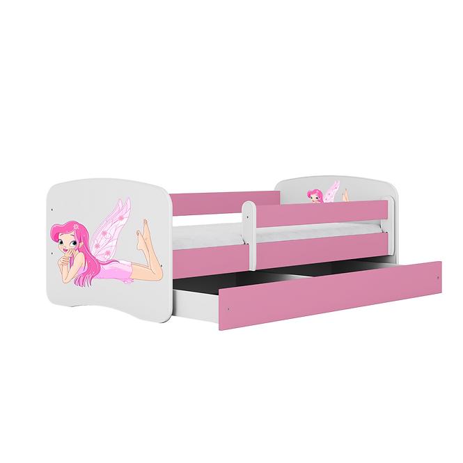 Dětská postel Babydreams růžová 80x160 Víla 2