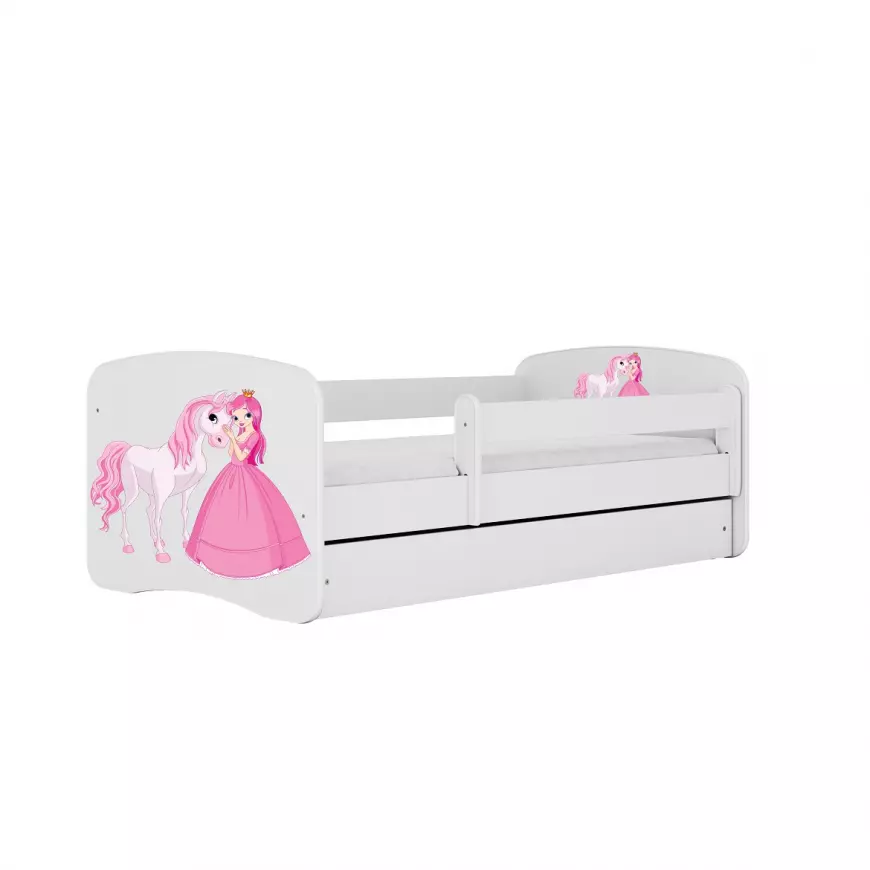 Dětská postel Babydreams bílá 80x180 Princezna 2