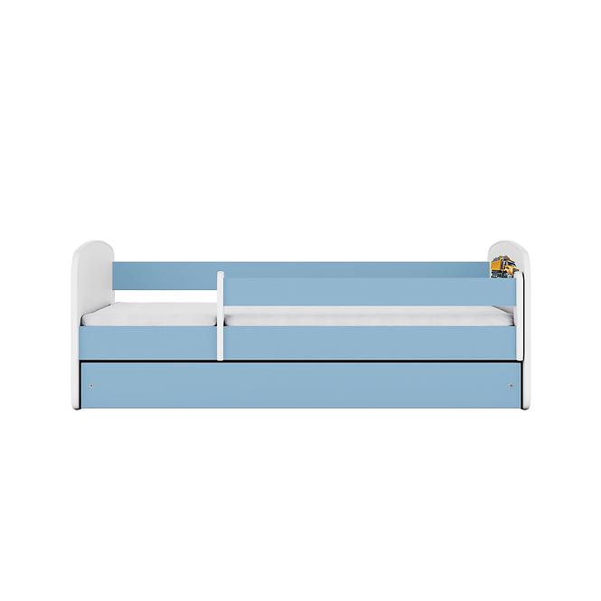 Dětská postel Babydreams modrá 80x180 Náklaďák
