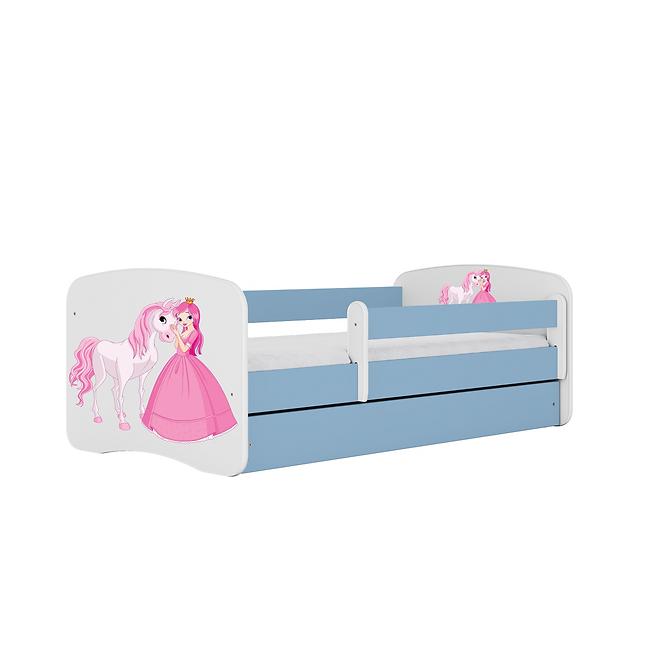 Dětská postel Babydreams modrá 80x180 Princezna 2