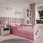 Dětská postel Babydreams růžová 80x180 Jednorožec,5