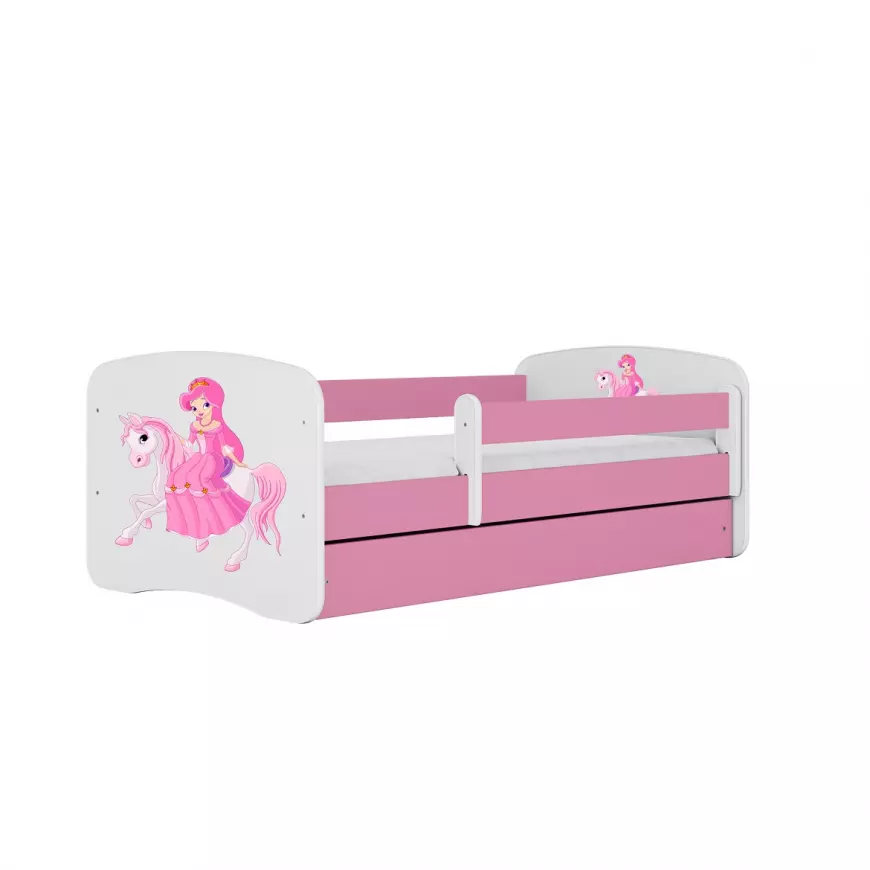 Dětská postel Babydreams růžová 80x180 Princezna 1