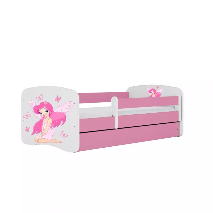 Dětská postel Babydreams růžová 80x180 Víla 1