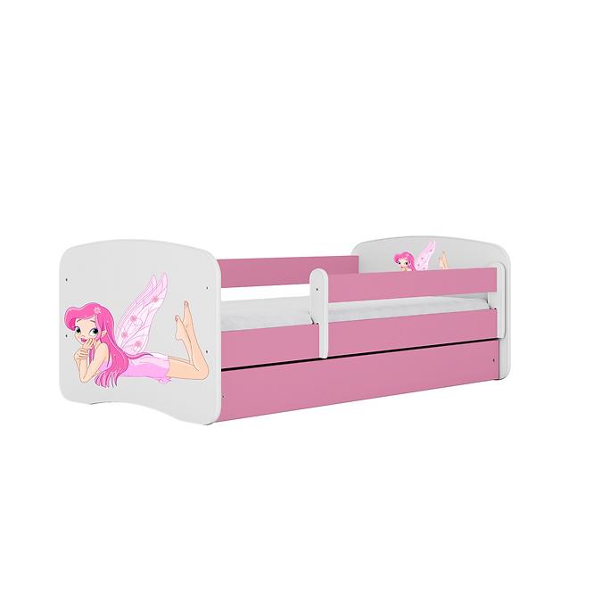 Dětská postel Babydreams růžová 80x180 Víla 2