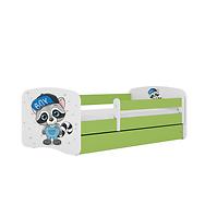 Dětská postel Babydreams+M zelená 70x140 Mýval