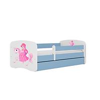 Dětská postel Babydreams+M modrá 70x140 Princezna 1