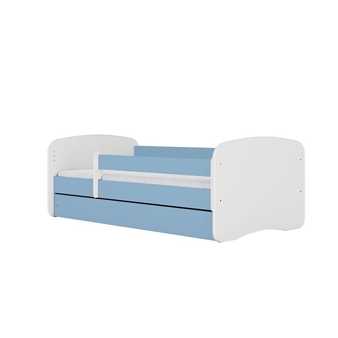 Dětská postel Babydreams+M modrá 70x140 Medvídek s kytičkami