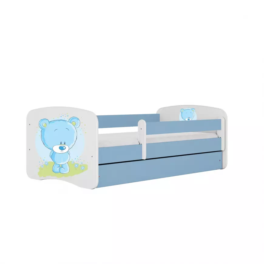 Dětská postel Babydreams+M modrá 70x140 Modrý medvídek